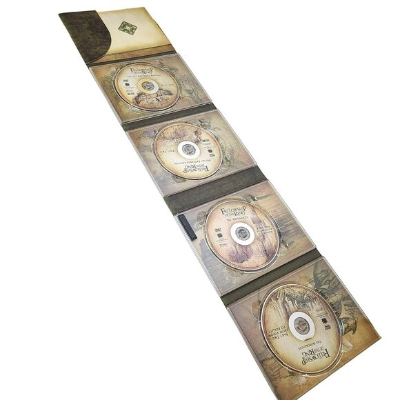 LOTR Lord Of The Rings The Fellowship of the Ring & The Two Towers 4-DVD Sets - Picture 8 of 13
